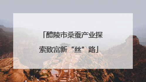 醴陵市桑蚕产业探索致富新“丝”路
