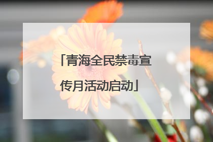 青海全民禁毒宣传月活动启动