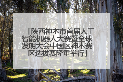 陕西神木市首届人工智能机器人大赛暨全球发明大会中国区神木赛区选拔赛隆重举行