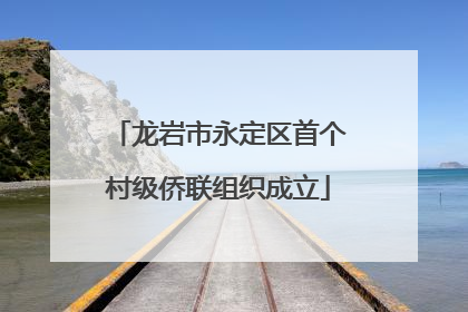 龙岩市永定区首个村级侨联组织成立
