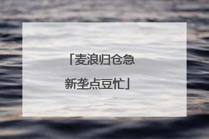 麦浪归仓急 新垄点豆忙