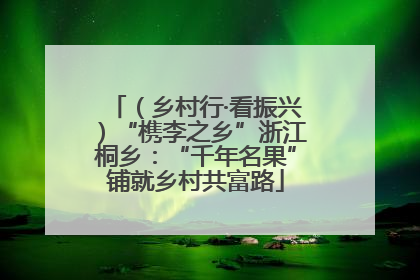 （乡村行·看振兴）“槜李之乡”浙江桐乡：“千年名果”铺就乡村共富路