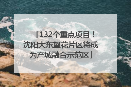 132个重点项目！沈阳大东望花片区将成为产城融合示范区