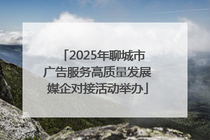 2025年聊城市广告服务高质量发展媒企对接活动举办
