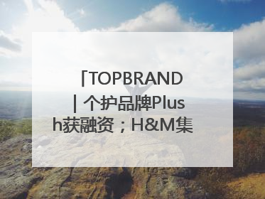 TOPBRAND｜个护品牌Plush获融资；H&M集团创始家族收购股权；滴滴重返巴西外卖市场；香奈儿推出循环材料中心